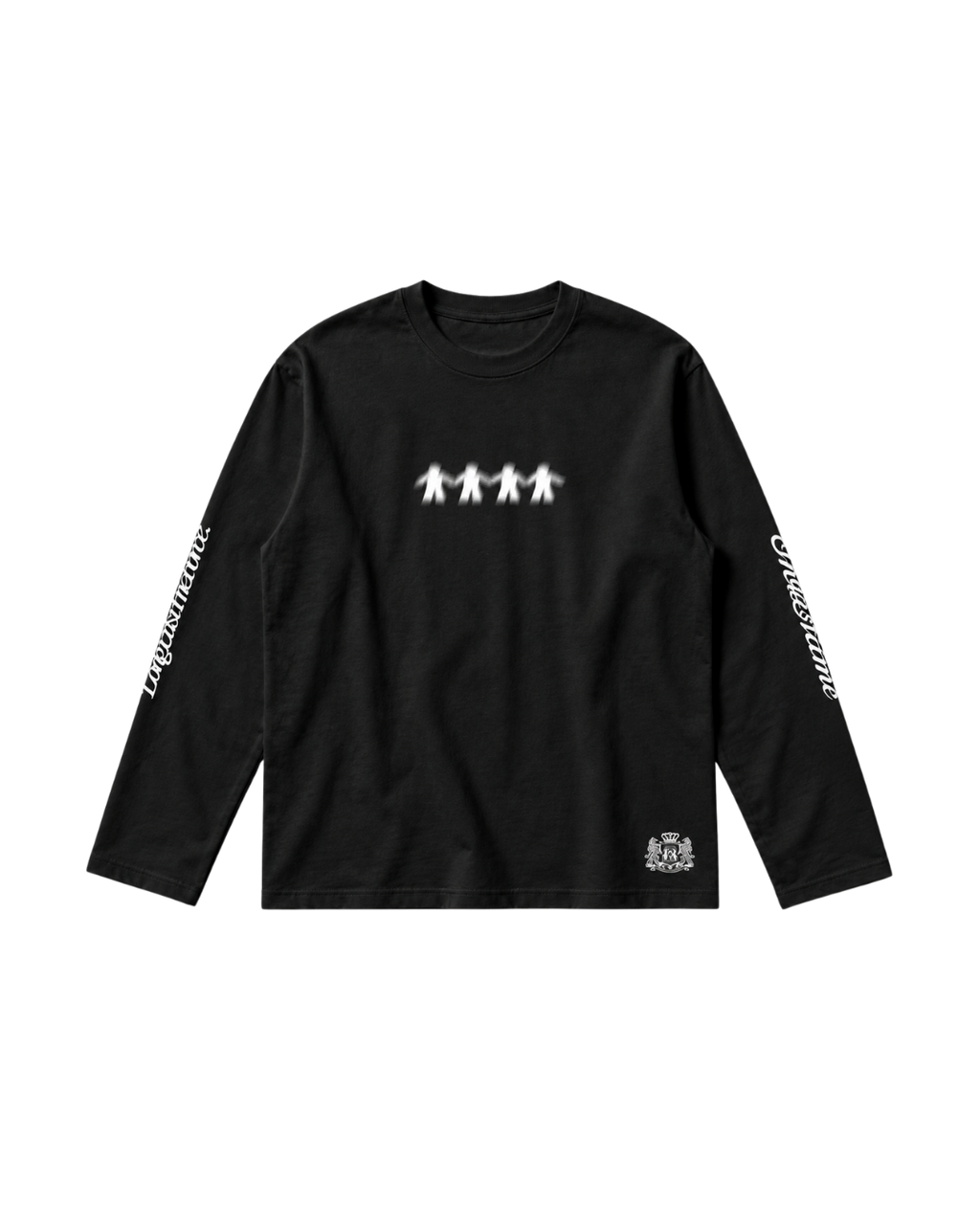 #LLTF LONG SLEEVE — BLACK EDITION (BOXY FIT)