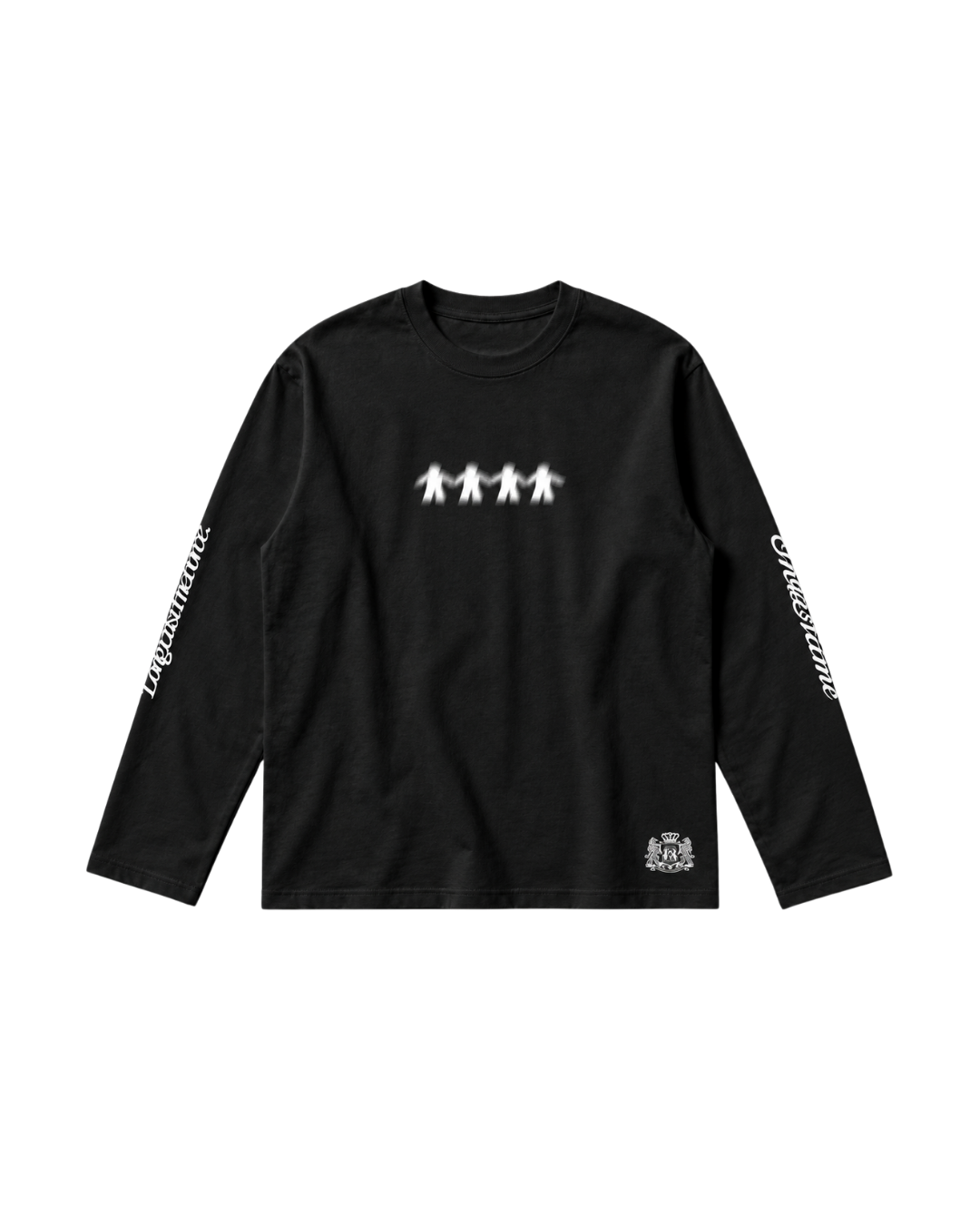 #LLTF LONG SLEEVE — BLACK EDITION (BOXY FIT)