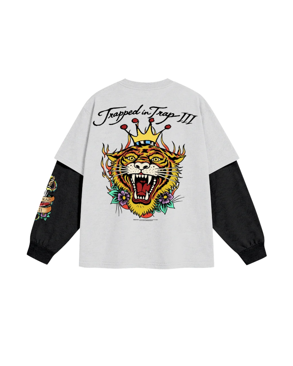 TRAPPED IN TRAP III LONGSLEEVE - WHITE EDITION