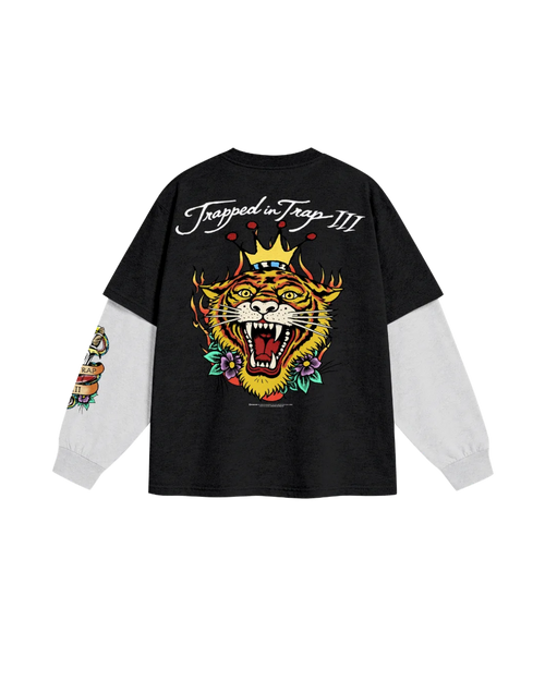 TRAPPED IN TRAP III LONGSLEEVE - BLACK EDITION