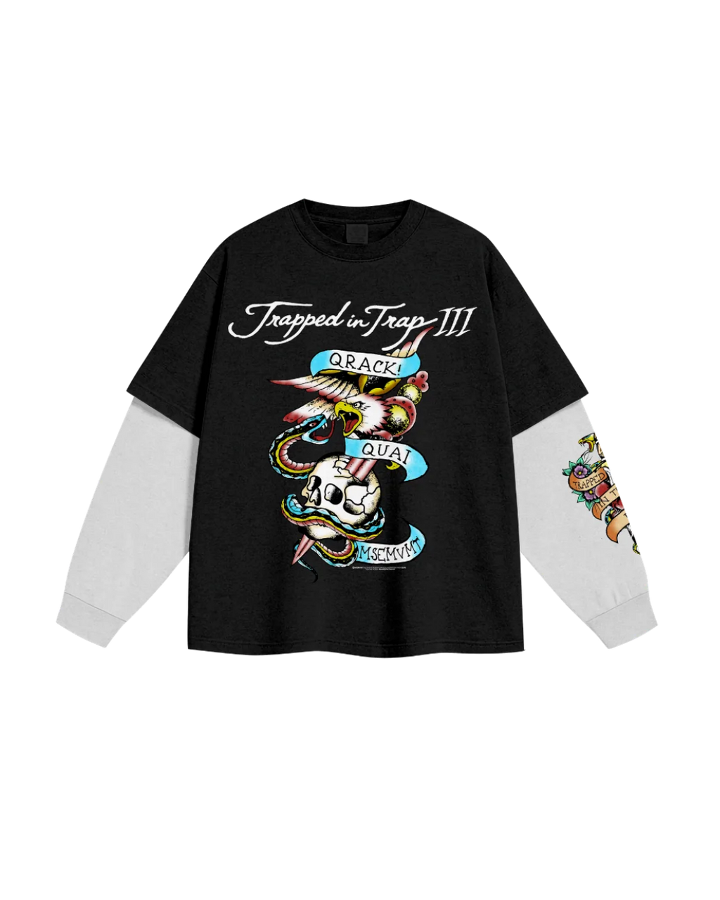 TRAPPED IN TRAP III LONGSLEEVE - BLACK EDITION