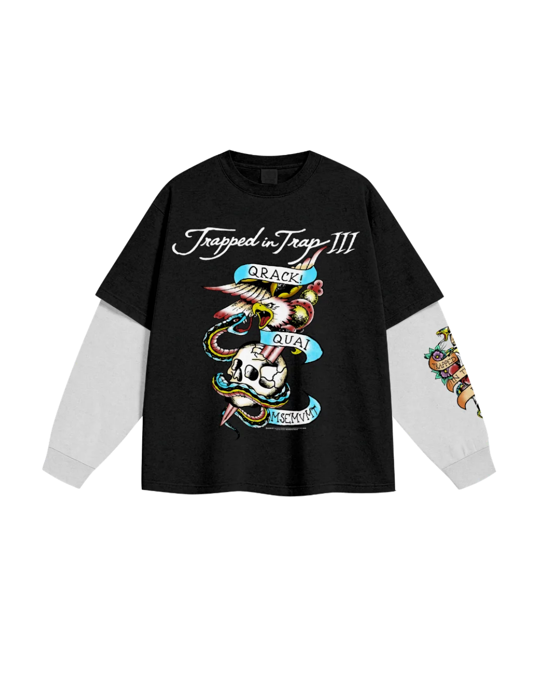 TRAPPED IN TRAP III LONGSLEEVE - BLACK EDITION