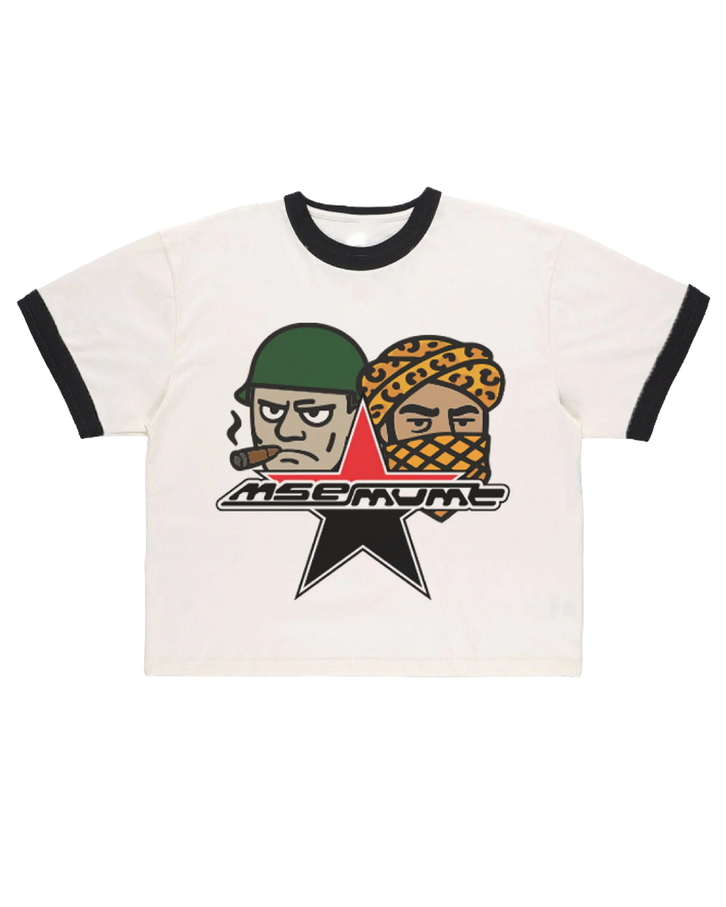 MILITIAS# CREW RINGER TEE