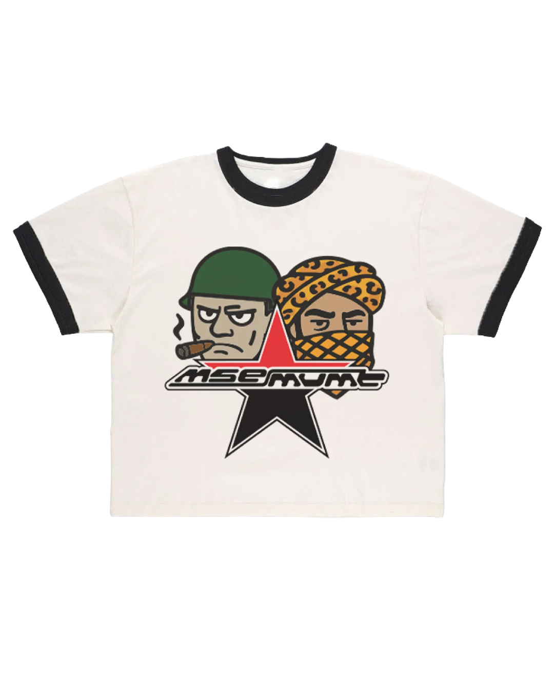 MILITIAS# CREW RINGER TEE