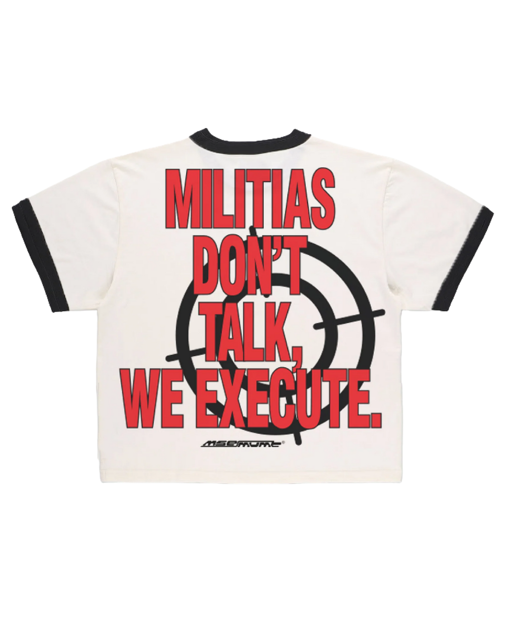 MILITIAS# CREW RINGER TEE