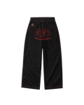 DAFLYESTJEANSINDAROOM DENIM BAGGY PNTS BLK/RED