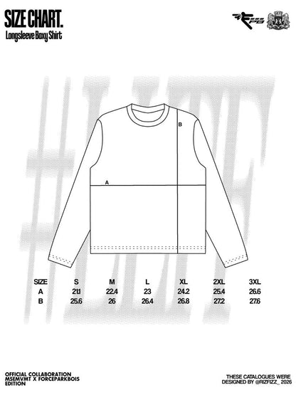 LLTF LONG SLEEVE — WHITE EDITION (BOXY FIT)