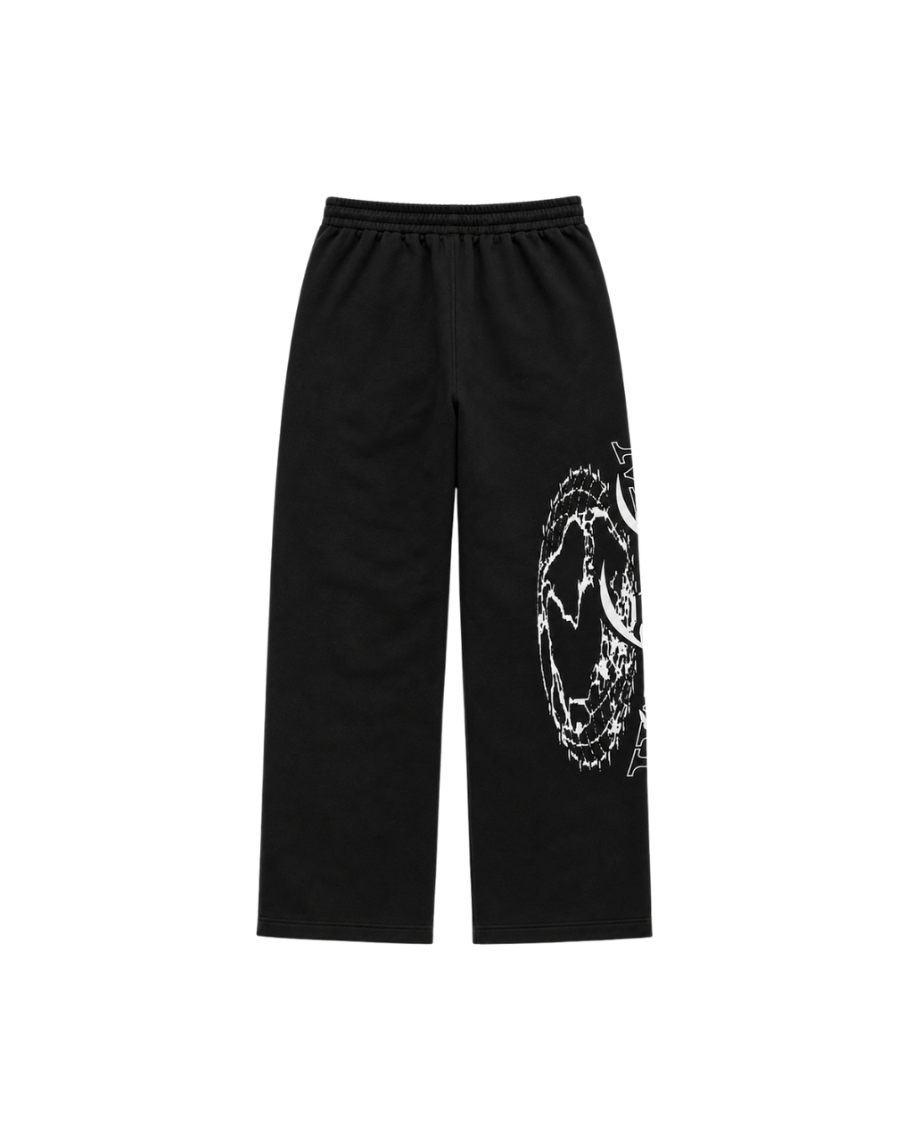 RAVAGERS# WIDE SWEATPANTS BLACK
