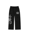 RAVAGERS# WIDE SWEATPANTS BLACK