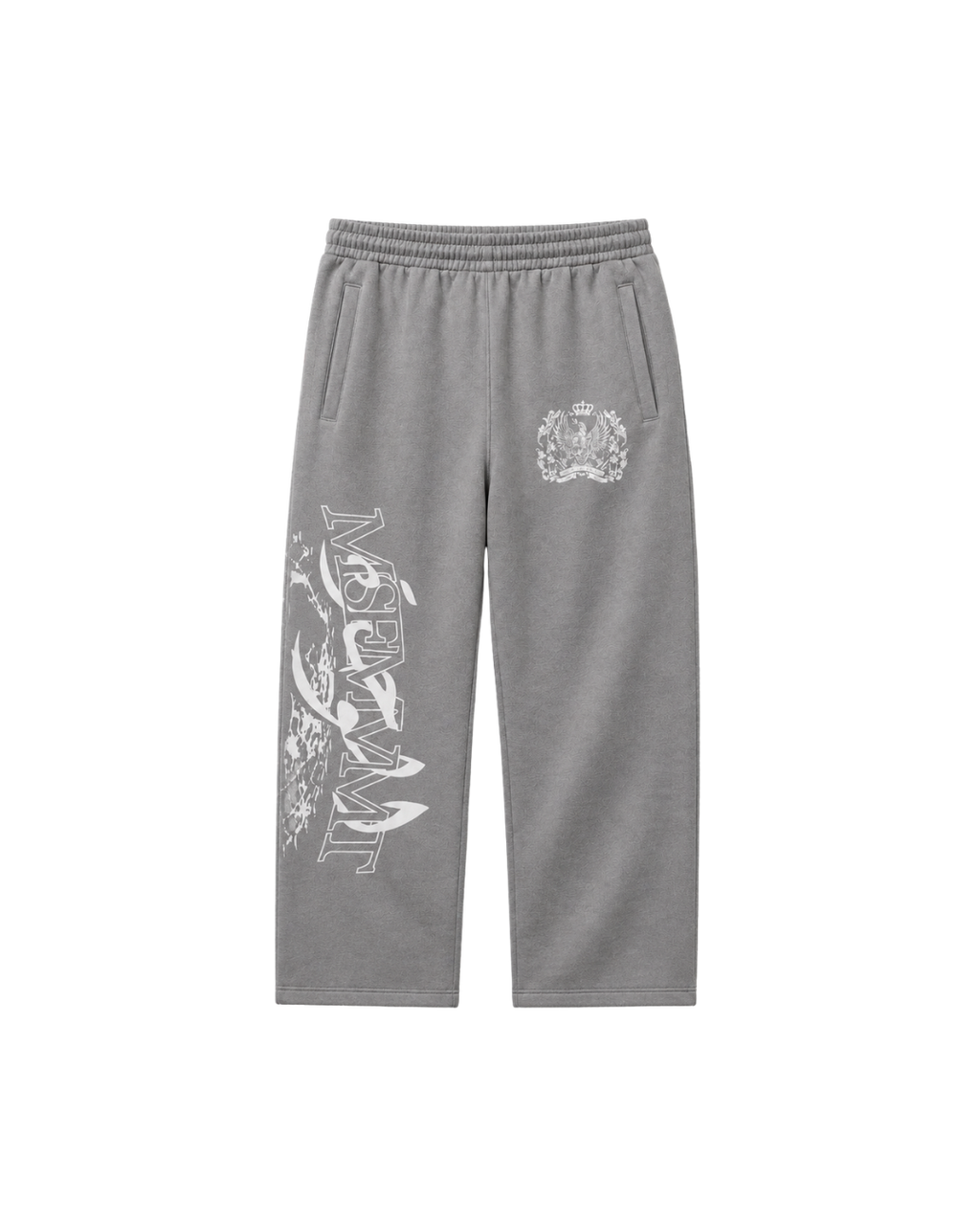 RAVAGERS# WIDE SWEATPANTS GREY