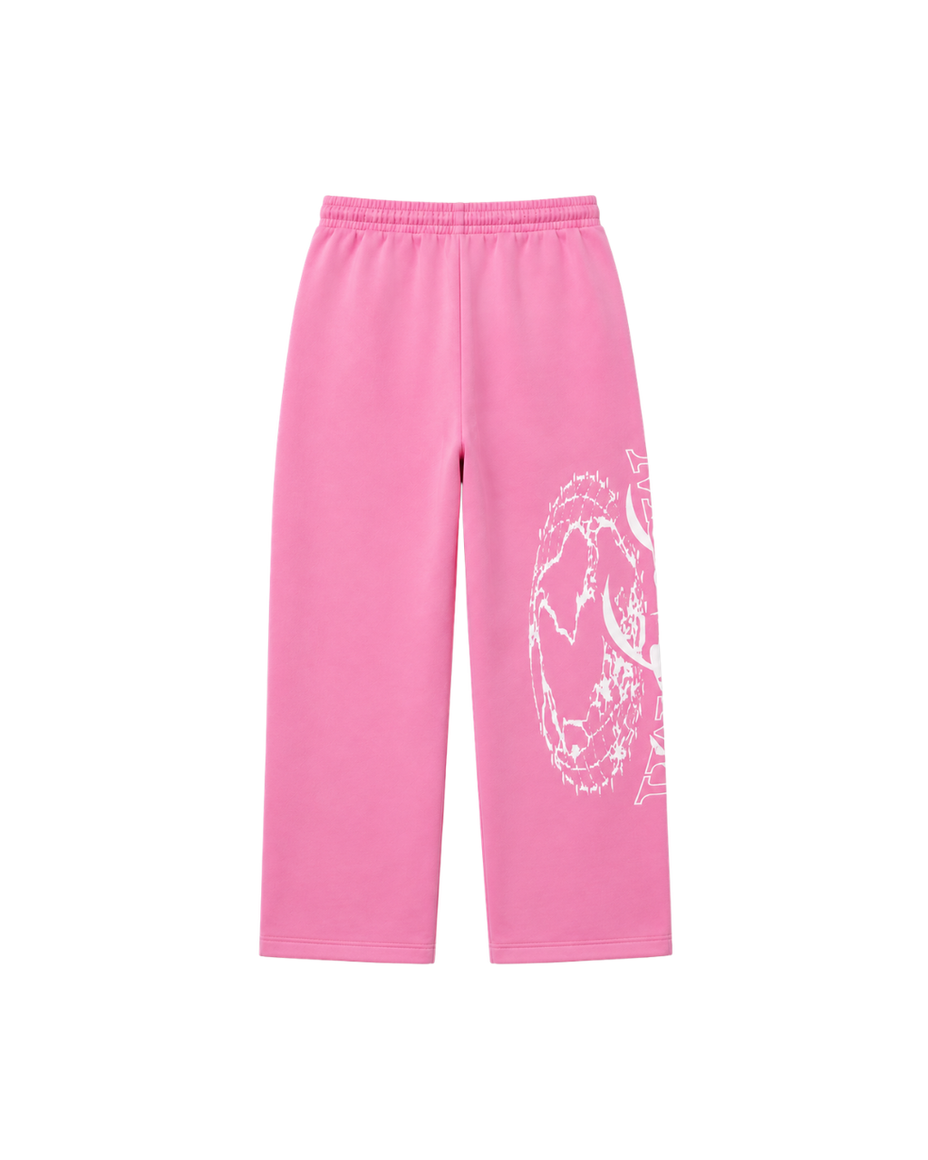 RAVAGERS# WIDE SWEATPANTS PINK