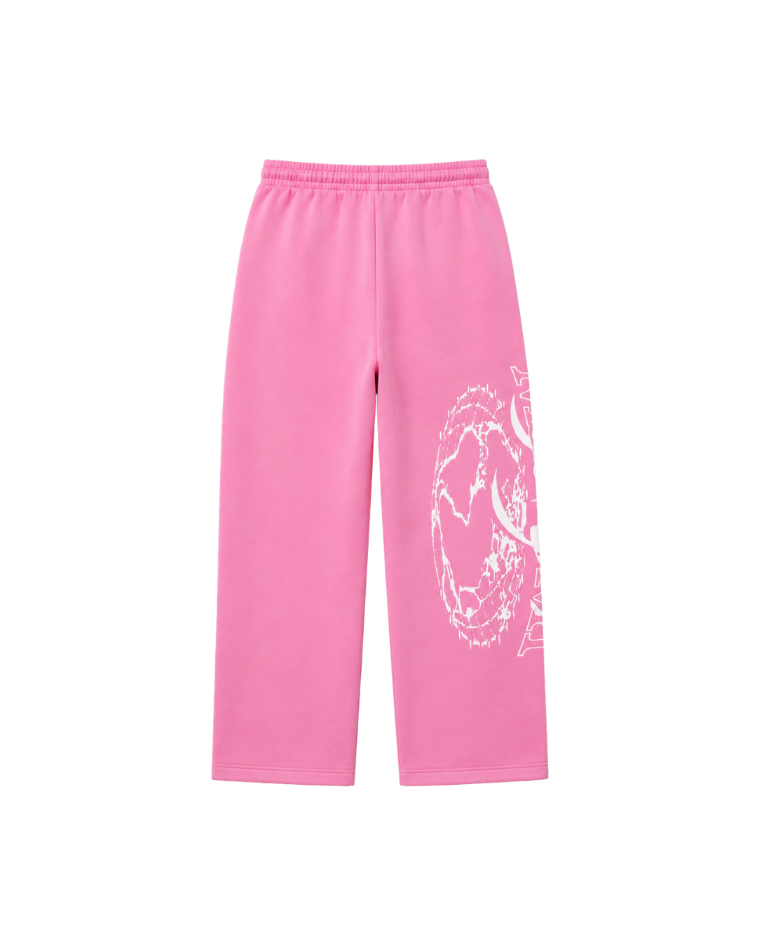 RAVAGERS# WIDE SWEATPANTS PINK