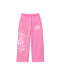RAVAGERS# WIDE SWEATPANTS PINK