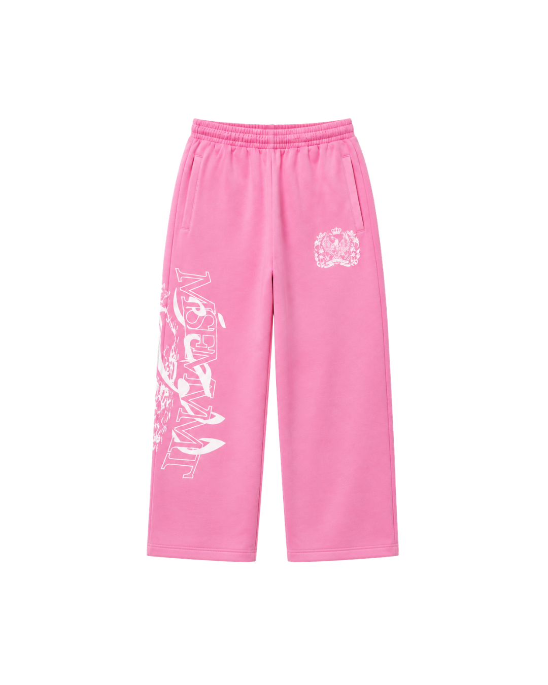 RAVAGERS# WIDE SWEATPANTS PINK