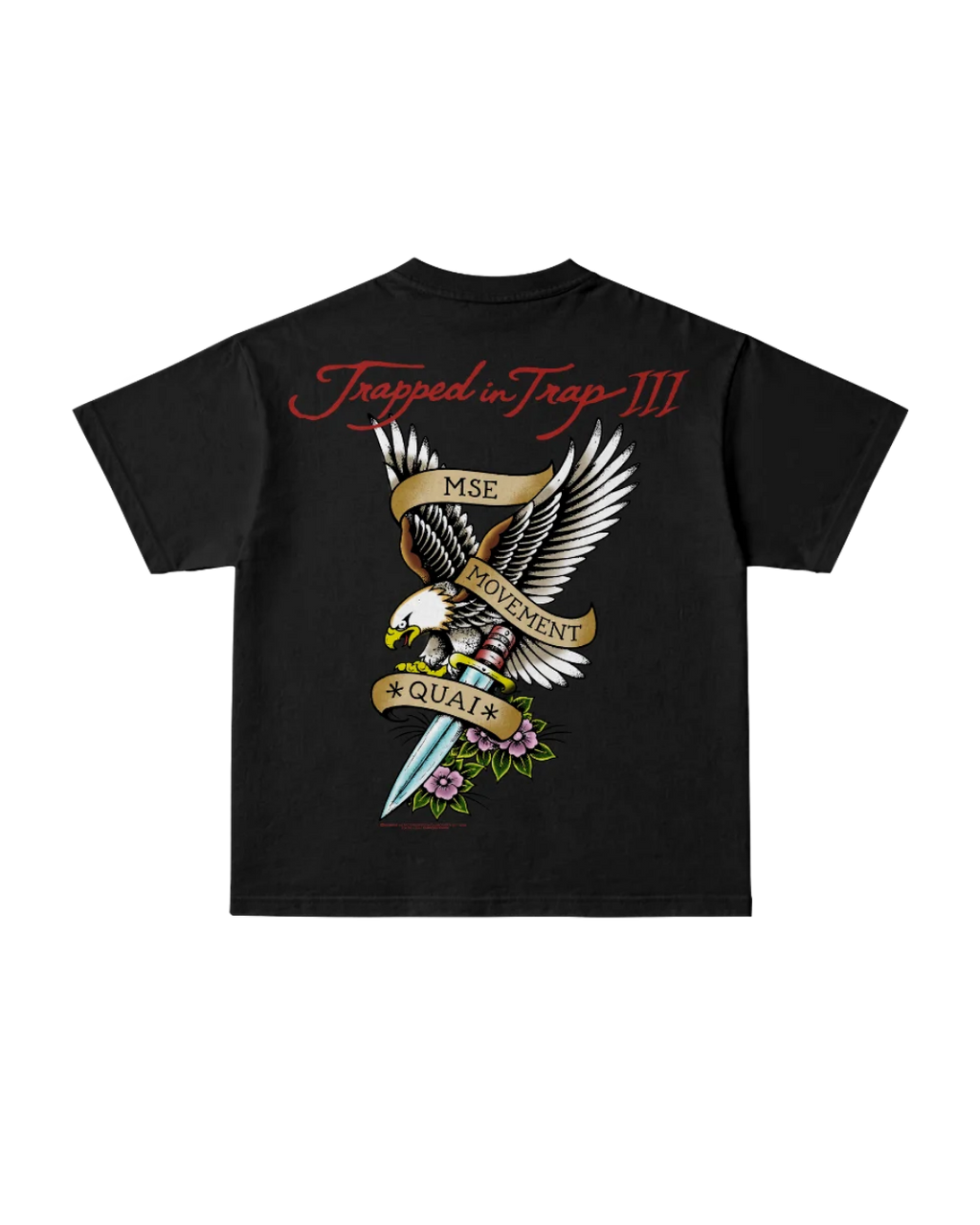 TRAPPED IN TRAP III SHORTSLEEVE - BLACK EDITION