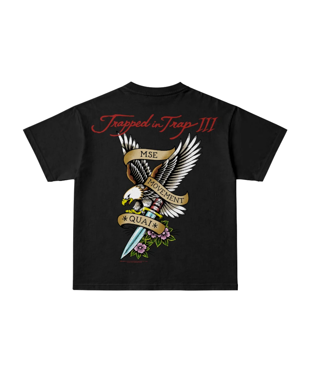 TRAPPED IN TRAP III SHORTSLEEVE - BLACK EDITION