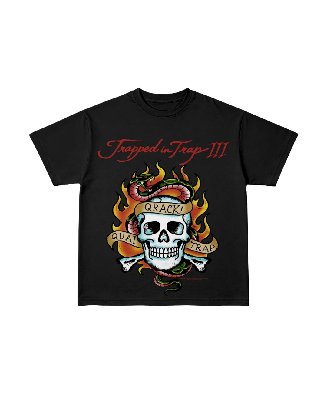 TRAPPED IN TRAP III SHORTSLEEVE - BLACK EDITION
