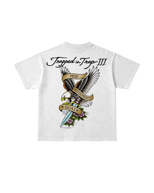 TRAPPED IN TRAP III SHORTSLEEVE - WHITE EDITION