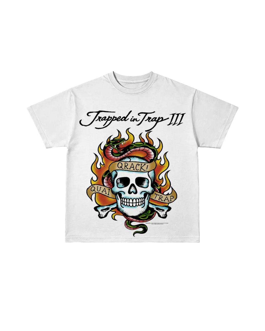 TRAPPED IN TRAP III SHORTSLEEVE - WHITE EDITION