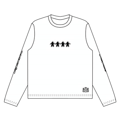 LLTF LONG SLEEVE — WHITE EDITION (BOXY FIT)
