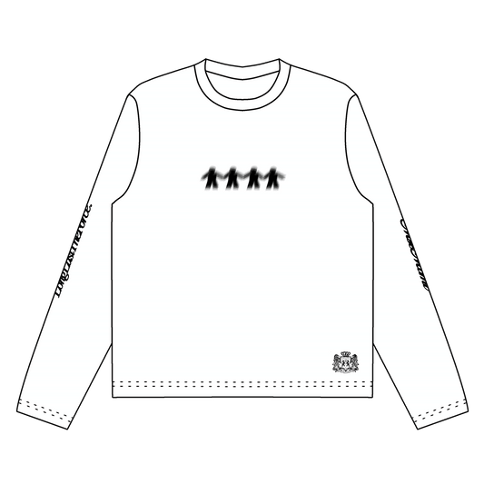 LLTF LONG SLEEVE — WHITE EDITION (BOXY FIT)